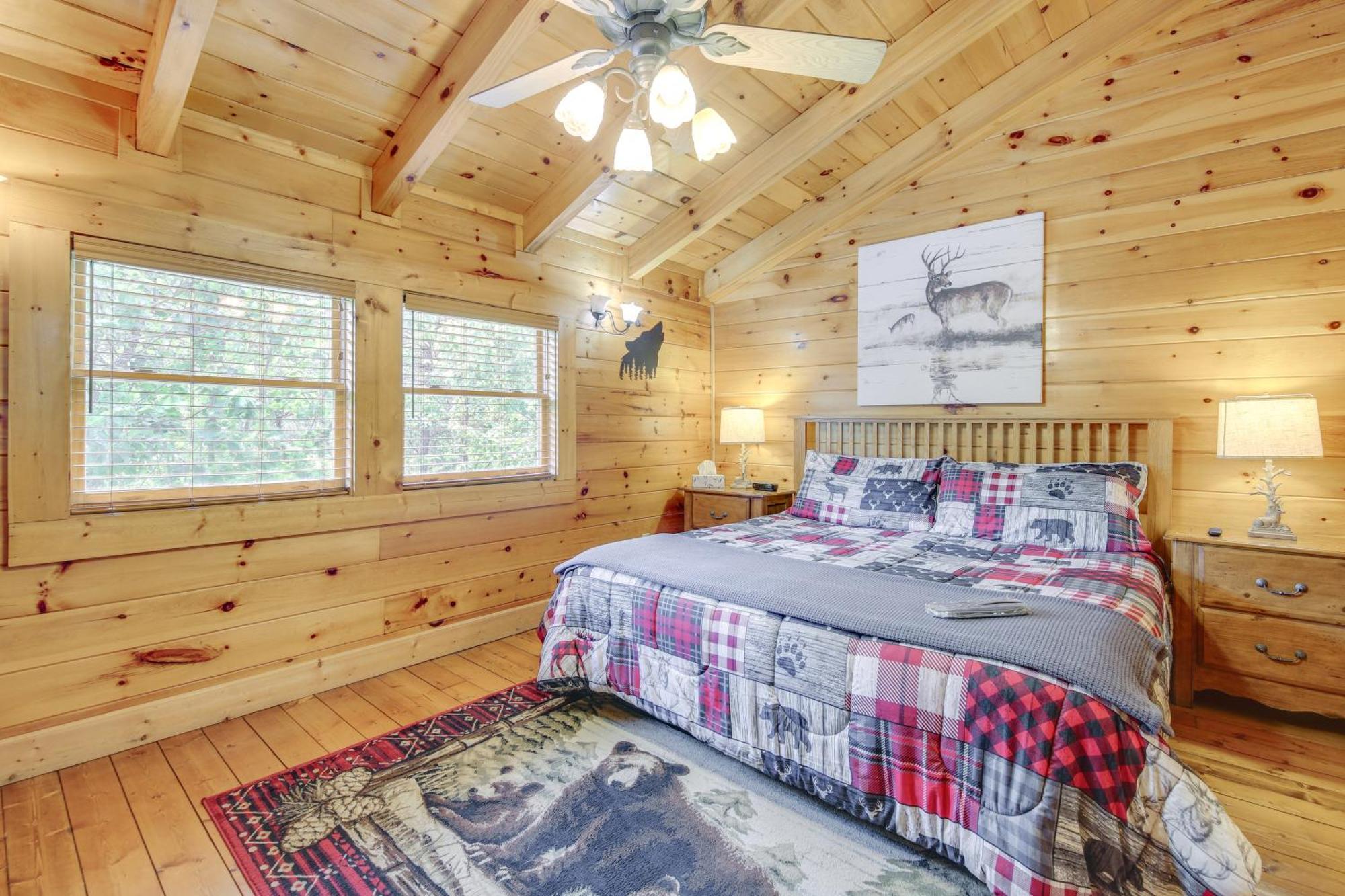 Sevierville Cabin With Deck Minutes To Pigeon Forge Eksteriør billede