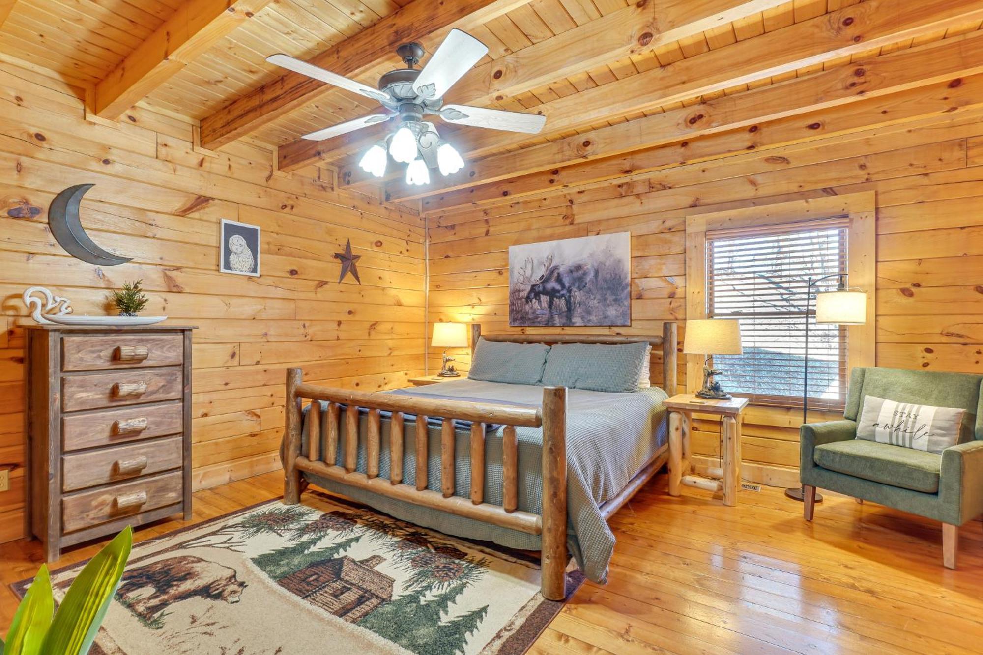 Sevierville Cabin With Deck Minutes To Pigeon Forge Eksteriør billede